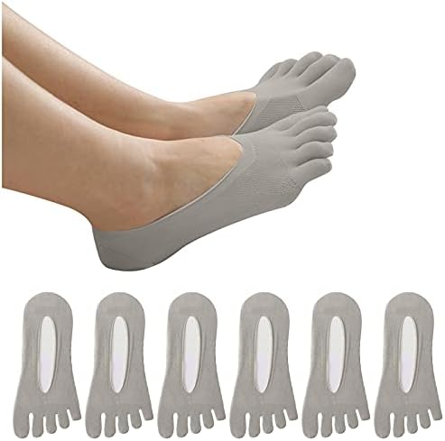 Čarape za ženske obloge prozračne mrežice nožne prste -Ficijalne čarape 5pairs pet gležnjačkih