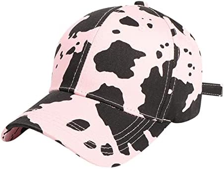 Ice Man kapa kapa s kravljim printom Unisex kapa s kravljim printom ženska Muška bejzbol kapa Ležerne pamučne