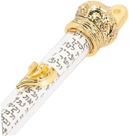 Muzičall Bible Crown Scroll Ukrasi za dom Dekor automobila Kuća Pokloni Mezuzah Metalni okvir vrata Mezuzah