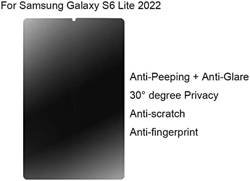 BWEDXEZ privatnost Zaštita ekrana protiv odsjaja Anti-špijunsko odijelo za meki film za Samsung Galaxy Tab S6