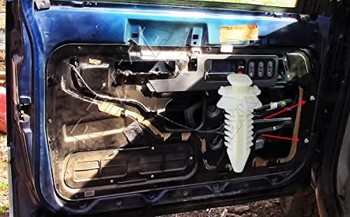Rexka 100pcs kopče za vrata Držanje 15545202 Kompatibilan sa GM Chevrolet GMC kamioni Chevy Pickup Suv
