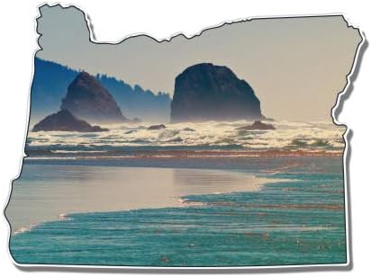 GT Graphics Oregon Coast Pacific Northwest I Love Oregon-3& 34; vinil naljepnica-za Auto Laptop