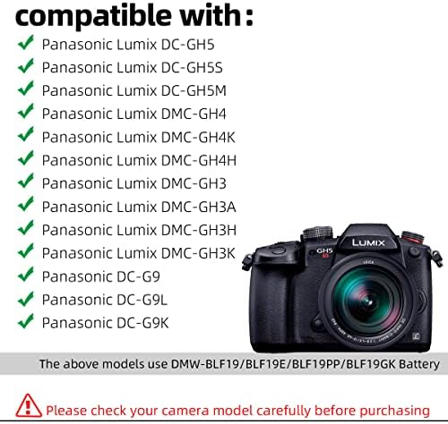 Glorich DMW-DCC12 Zamjenski komplet adaptera za napajanje Kompatibilan sa digitalnim fotoaparatima