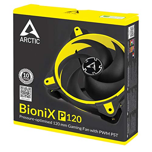 Arctic BioniX P120-120 mm Gaming Case Fan sa PWM tehnologijom deljenja, optimizovan pritisak, veoma