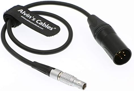Alvinovi kablovi XLR 4-pinski muški do 2-pinski muški kabel za napajanje za Teradek Z-Cam E2 Smallhd