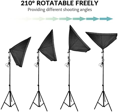 Sawqf 2x3m Pozadina podrške 50x70cm SoftBox kišobrana Kontinuirani komplet za osvjetljenje za snimanje