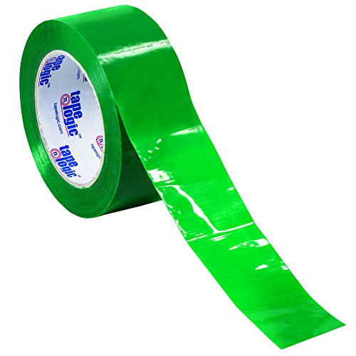 TAPE LOGIC® kartonska brtvena traka, 2,2 mil, 2 x 55 m, zelena, 18 / futrola