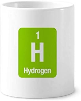 H Hydrogen hemijski element nauka četkica za zube šalica od penala keramička stalak olovka