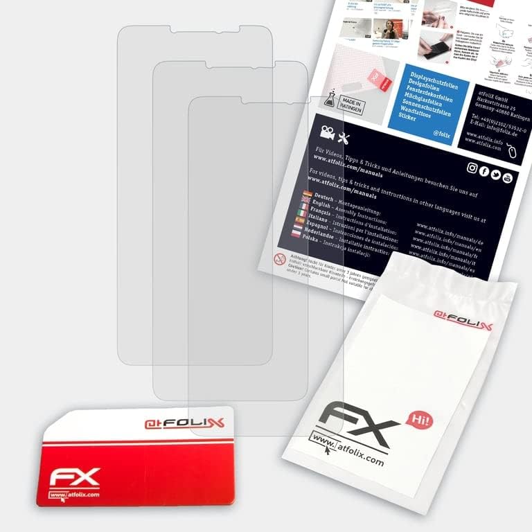 Atfolix zaštitnik ekrana kompatibilan sa Wiko Sunny 4 Plus folijom za zaštitu ekrana, Antirefleksnom