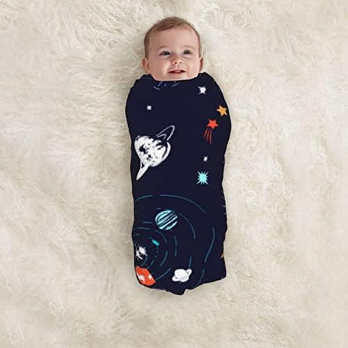 Space Baby Stuff Swaddle Poklopac za bebe Deke za tuširanje Dojenče koje primaju pokrivače za novorođenčad