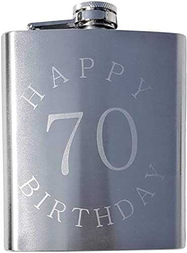 Sretan 70. rođendan-poklon Set tikvica od 7 oz