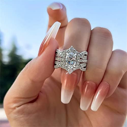 Maršing prstenovi ženski prsten svjetlo luksuzni prsten poklon prsten od legura prsten za