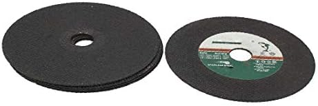 X-DREE 150mmx1, 5mmx22, 2mm rezni točkovi rezač diska Crni 5kom za Nerđajući čelik(150mmx1, 5mmx22,