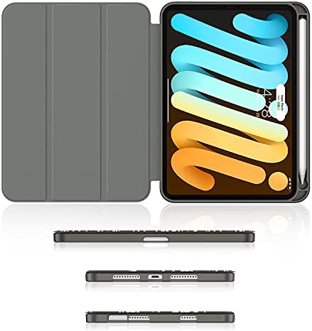 Soke New iPad Mini 6 Case 2021 s paketom držača olovke sa olovkom za iPad sa odbijanjem dlana