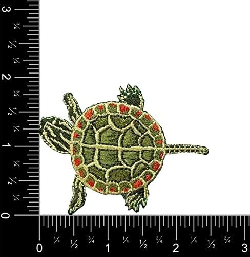Sjevernoamerička oslikana kornjača vezeno željezo na zakrpu