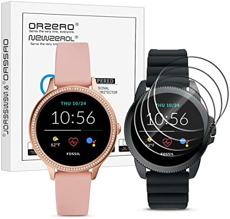 Orzero kompatibilan za Fossil Gen 5e 42mm, Gen 5e 44mm ekran osetljiv na dodir Smartwatch kaljeno staklo