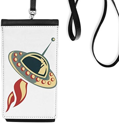 Univerzum Alien Monster Ufo Telefon novčanik torbica Viseće mobilne torbice Crni džep