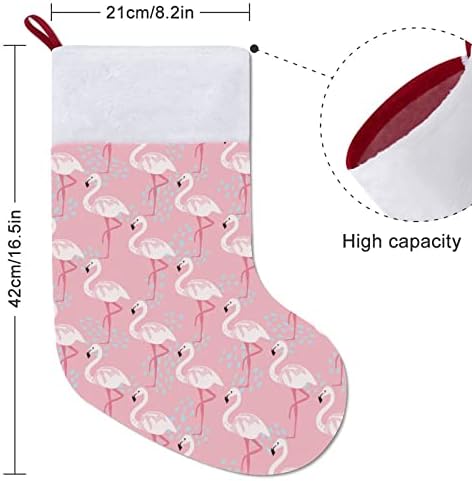 Pink flamingos Božićne čarape Božićne čarape torbica Kuća Obiteljska Xmas Decor