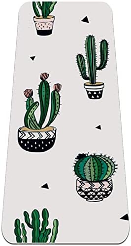 Slatka Cartoon Cactus Extra Thick Yoga Mat - Eco Friendly Non-slip Vježba & fitnes Mat Vježba Mat
