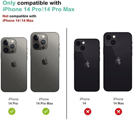 Haobobro [2 Pakovanje] iPhone 14 Pro Max zaštita sočiva kamere - iPhone 14 Pro zaštita sočiva kamere