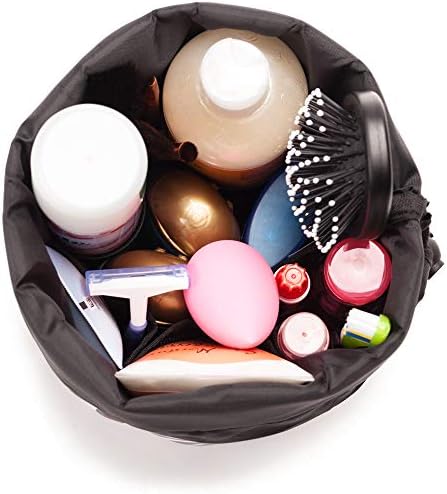 Jadyn B Cinch Top kompaktna putna torba za šminkanje i kozmetički Organizator za žene