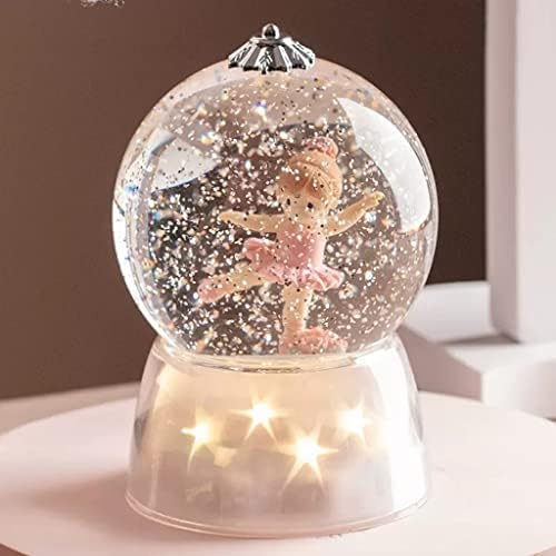 TFIIEXFL Dreamy Starlight Snowflake Crystal Ball Music Box Octavo DLA BoyFfriend & Corir Rođendan Valentinovo