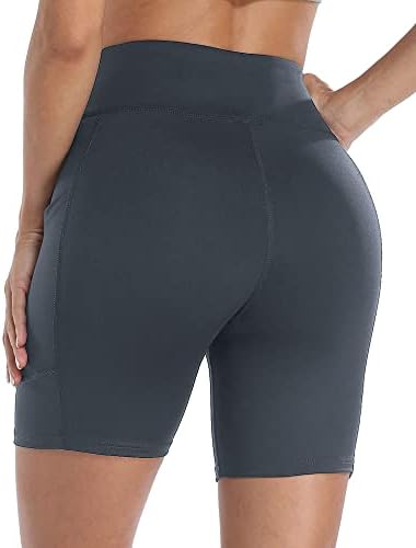 ATTRACO High Squik Workout Yoga kratke hlače Žene sa džepovima Tummy Control Trčanje Fit Sports Hotsors