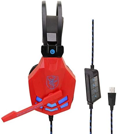 Slušalice za igre, USB slušalice za PS4 PC 7.1 Surround zvuk poništavanje buke nulti Pritisak u uhu Mute kontrola