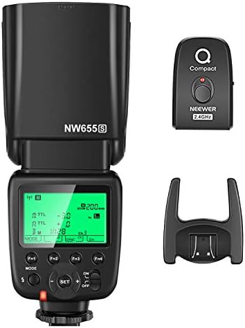 Neewer NW655 - s 2.4 G HSS 1 / 8000s TTL GN60 Wireless Master Slave Flash Speedlite sa okidačem kompatibilnim