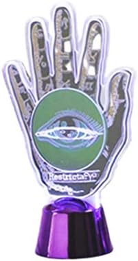 TENDYCOCO 3D Ghost ruka sa uzorkom očiju LED akrilna stolna lampa svjetlo šareno preklopno preklopno