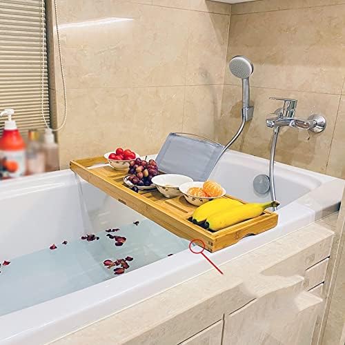 Sdewfg Extessible BathTub ladicu za kadu za kupatilo za banje SPA Organizator Rešenje Rečice Rezervirajte