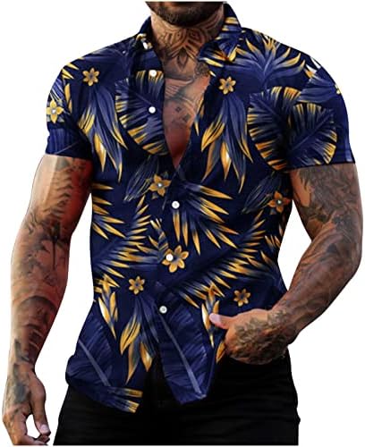 Hawaiian Shirts for Men, Mens Tropical Printed Button down Shirts Summer shirt shirt shirt