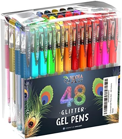 Olovke za umjetničke umetne boje - setovi od 24 gel olovke i 48 gel olovke