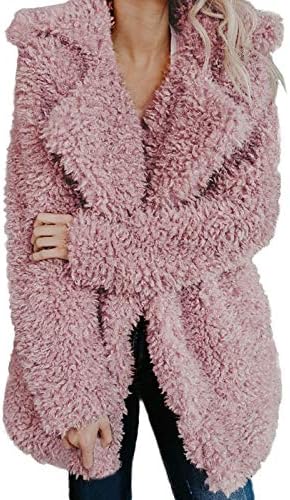 Fluffy modne repne uši kapuljača za žene zimski topli plišani duks džemper džemper kaput dukserice