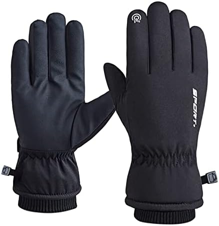 Qvkarw zimske skijaške rukavice vodootporne guste Plus baršunaste rukavice za vožnju na otvorenom otporne