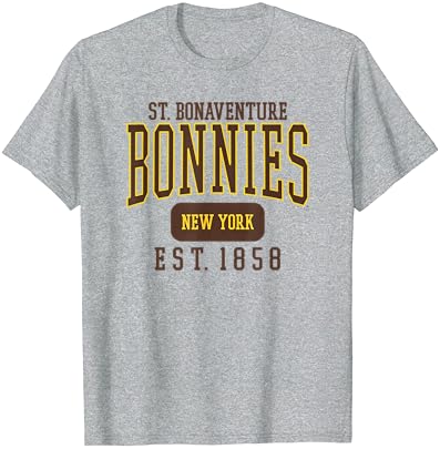 Sveučilište St. Bonaventure Bonnies Est. Datum majica