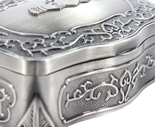 Mullingar kutija za nakit od kositra s irskim dizajnom Claddagh