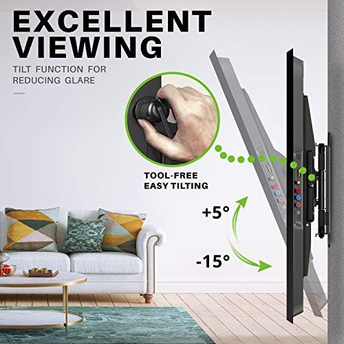 USX Mount Full Motion TV zidni nosač za najviše 47-84 inča, Max Vesa 600x400mm, drži do 132Lbs, XML008-K,