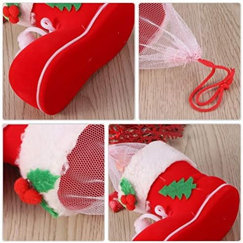 Aboofan Dječji pokloni Božićna čarapa Xmas Tree Snowflake Candy čizme Dječji poklon Držač Božićni viseći