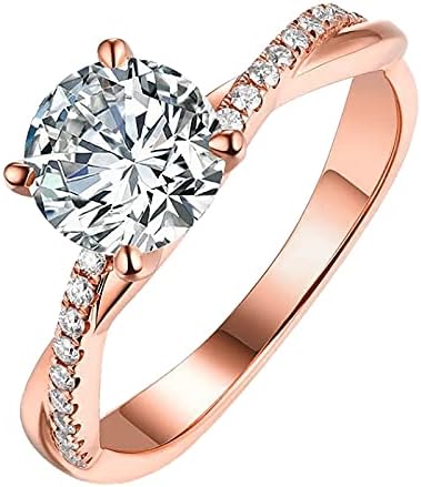2023 NOVO 511 GoldSilver nakit za žene Prstenje bijele 925 vjenčani prsten veličine rivestone prstenovi