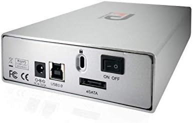 Fantom Drives 14TB 7200rpm eksterni čvrsti disk-USB 3.0 / eSATA Silver Aluminium Case-Mac, Windows