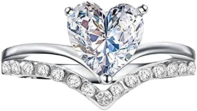 2023 Nova angažmana prstena Princess Personalizirani ženski zirkonski dijamantni prstenovi u obliku