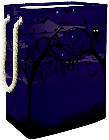 Ujedinjeni Halloween Dark Forest Veliki skladišni bin Sklopivi rublje za rublje za jaslica za koči i dječje