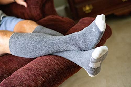Izbor doktora muške čarape za spavanje, lagana udobna kompresijska čarapa, 8-15 mmHg, sa mekanim, toplim, nejasnim