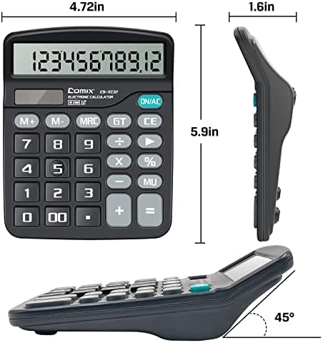 Comix desktop kalkulator 12 cifara sa velikim LCD ekranom i velikim dugmetom, 12 cifara Baisc kalkulator,