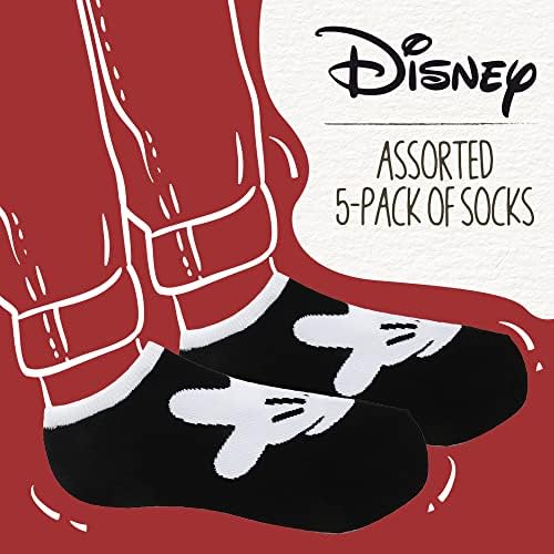 Disney ženski Mickey Mouse 5 paket bez čarapa