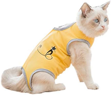 Coppthinktu Cat Recovery odijelo za rane na trbuhu ili bolesti kože prozračna mačka hirurško odijelo za
