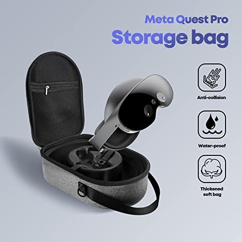 za futrolu za metalnu Quest Pro, tvrdog putničkog predmeta All-in-One VR Gaming pribor za pohranu,