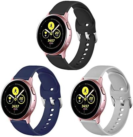 Yuejiamei 3 Pack bendove kompatibilne sa Samsung Galaxy Watch Active 2 Bands / Galaxy Active /