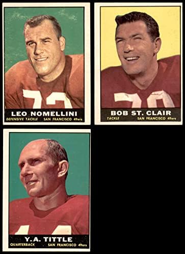1961. TOPPS San Francisco 49ers Team Set San Francisco 49ers Vg / ex 49ers